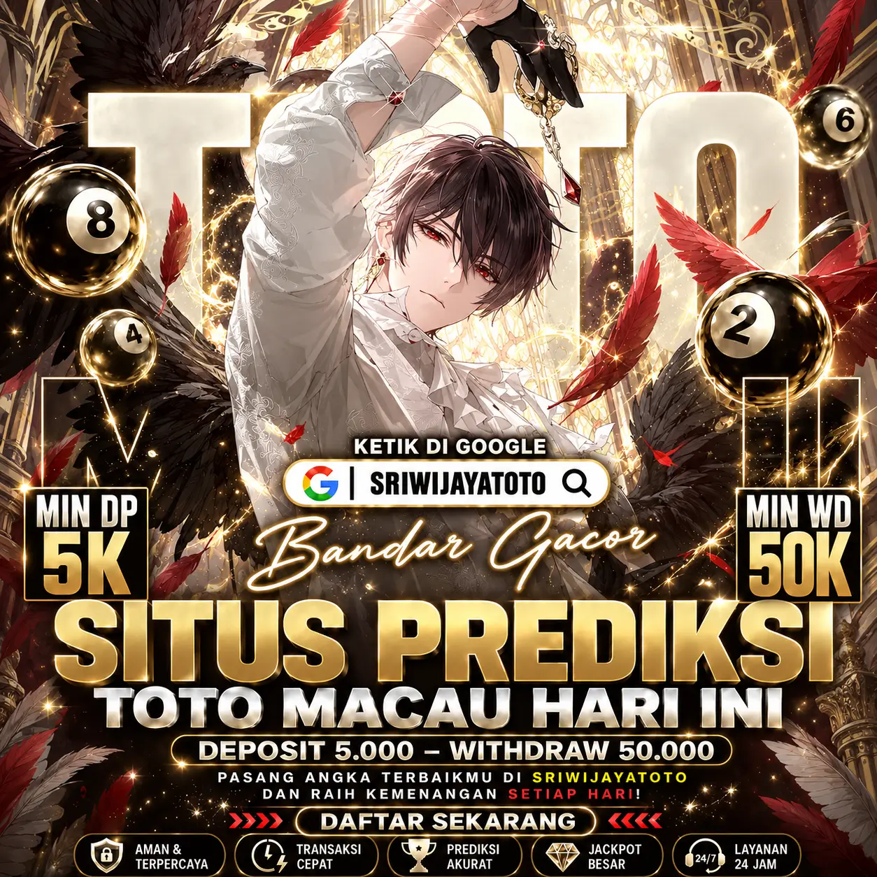 SRIWIJAYATOTO : Penyedia Prediksi Toto Macau 4D 5D Terbaru Hari Ini